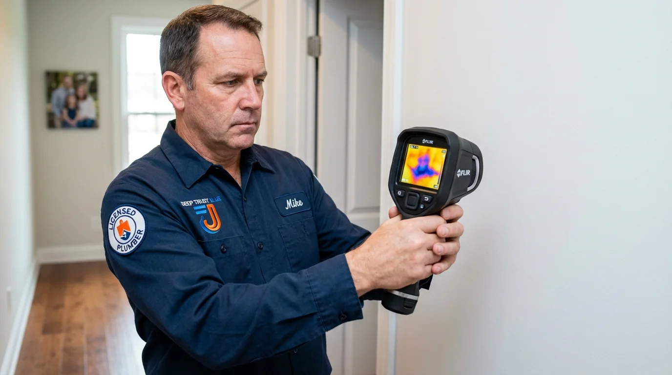 Thermal imaging leak detection by Johns Plumbing LLC in Vonore